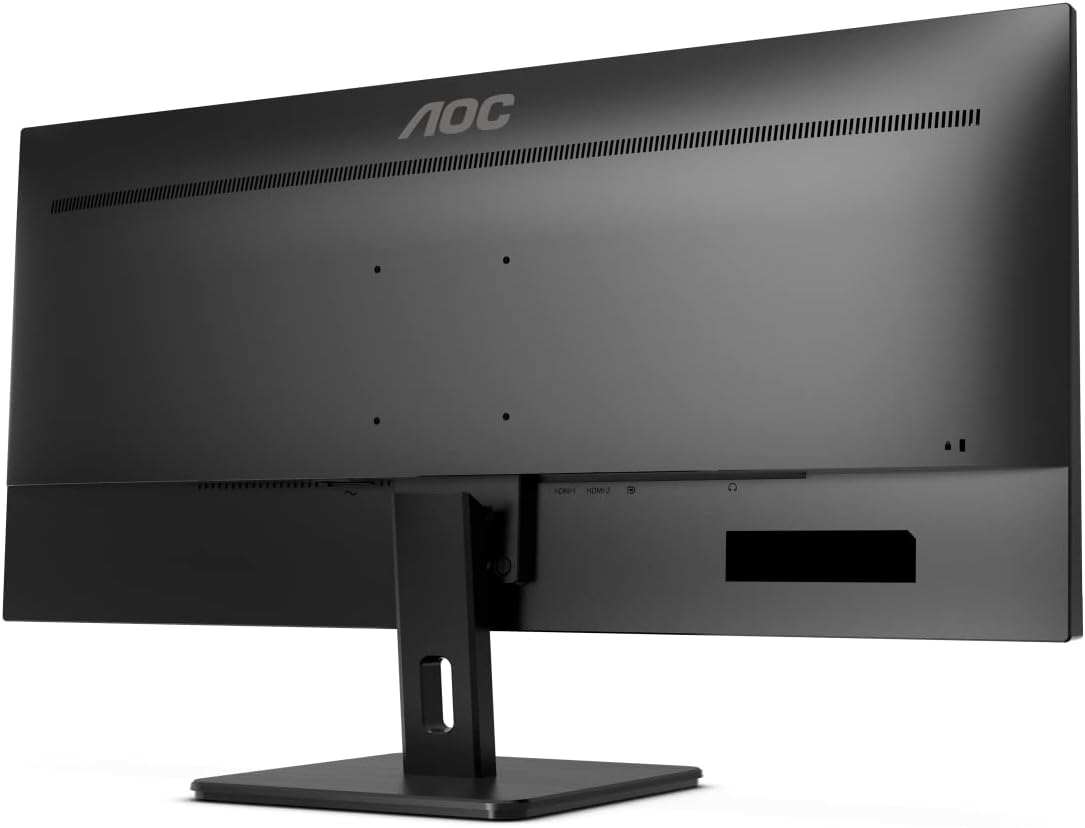AOC U34E2M - Monitor WQHD da 34 pollici, 100 Hz, 4 ms, sincronizzazione adattiva (3440x1440, HDMI, DisplayPort), colore nero AOC U34E2M - Monitor WQHD da 34 pollici, 100 Hz, 4 ms, sincronizzazione adattiva (3440x1440, HDMI, DisplayPort), colore nero