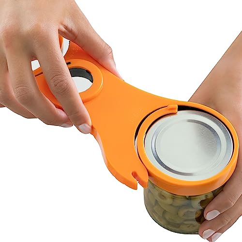 InnovaGoods® Abrelatas, abre botes, abrelatas manual profesional, Uso cómodo y sencillo para abrir cualquier bote o...