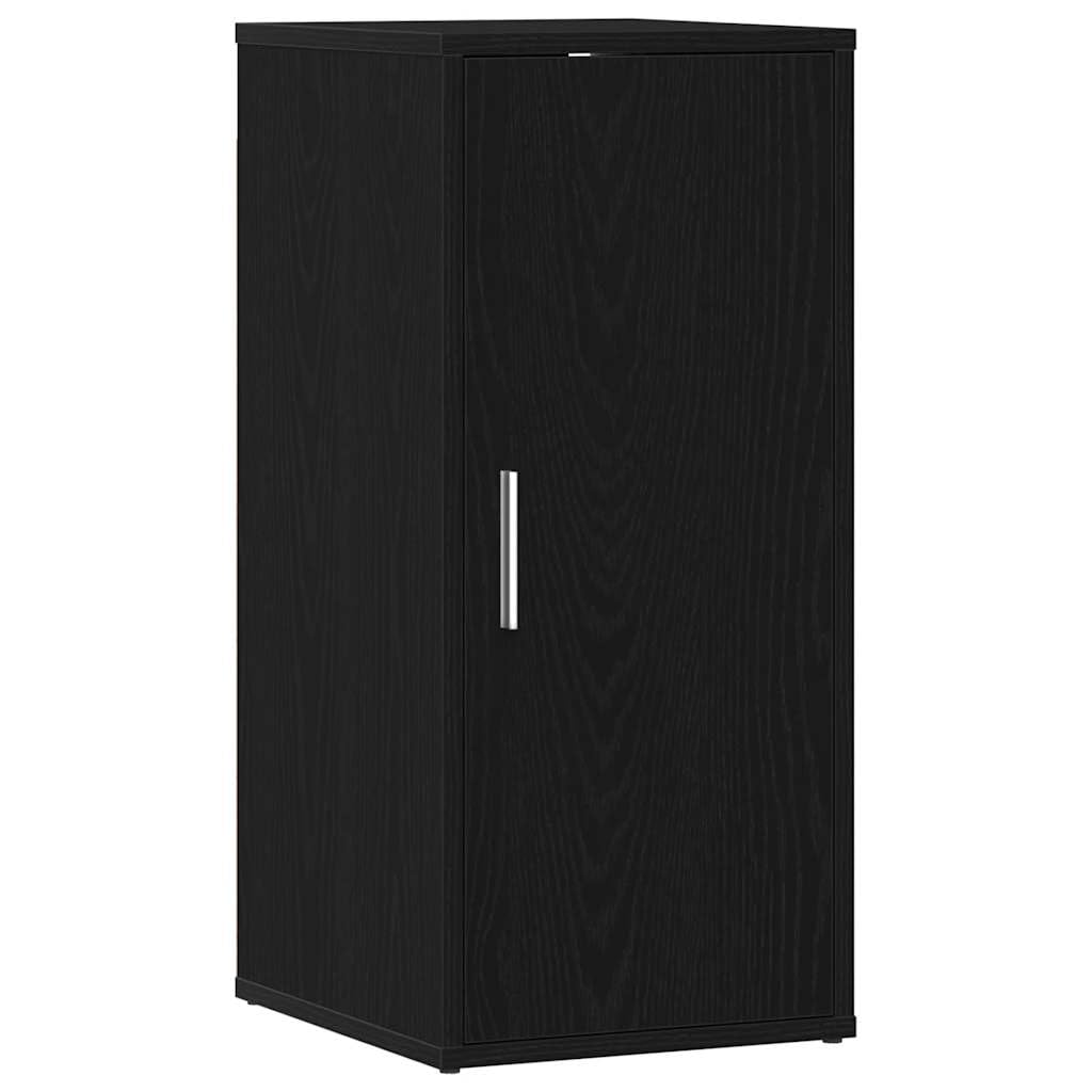 vidaXL Zapatero de Madera de Roble Negro 32x35x70 cm