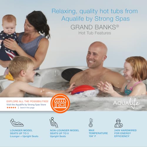 Grand Banks Outdoor Hot Tub for 5 to 6 People Acrylic Spa - Image 4