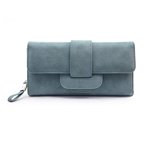 Sac à main long dame au design épuré et finitions tri-fold de qualité