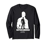18MARF00022A-001 Marvel Avengers: Infinity War Captain America Silhouette Langarmshirt