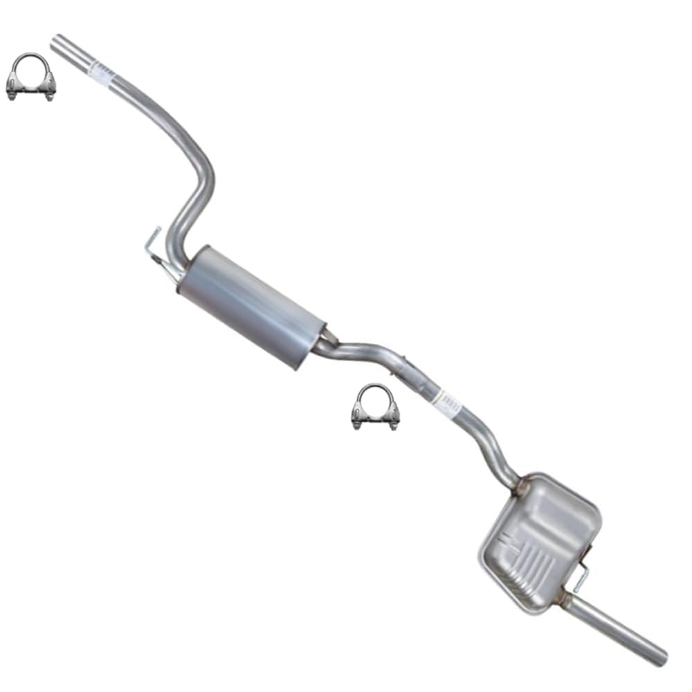 【thetoe】Eberhard Check Muffler Exhaust Resonator and Muffler Kit Compatible with Ford Focus 2003