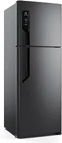 Geladeira Electrolux Frost Free 480L Efficient AutoSense Duplex Black Inox Look (TF71B) 220V