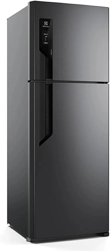 Geladeira Electrolux Frost Free 480L Efficient AutoSense Duplex Black Inox Look (TF71B) 220V