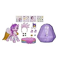 My Little Pony: A New Generation Movie Crystal Adventure Princess Pipp Petals - 3-Inch Pink Pony Toy, Surprise Accessories, Friendship Bracelet