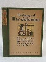 Helen Rowland THE SAYINGS OF MRS. SOLOMON 700th Wife 1913 Dodge Publishing Illus B089KLYY5H Book Cover