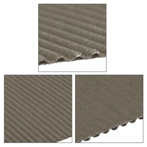 Image of uxcell 10pcs Corrugated Cardboard Paper Sheets,Brown,11.69-inch x 8.27-inch,for Craft and DIY Projects