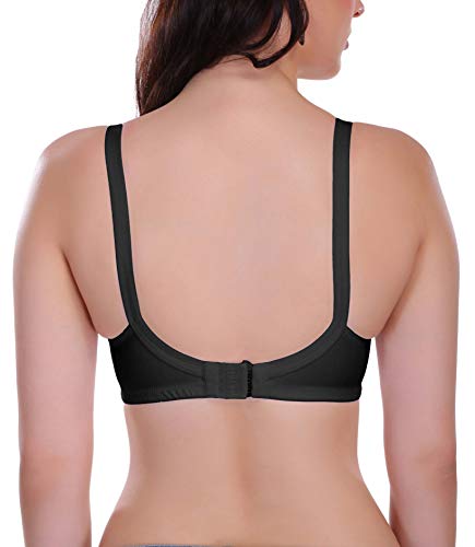 Image of Eve's Beauty Women's Cotton Non Padded Wire Free Full Coverage Bra