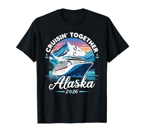Alaska Cruise 2026 Family Friends Group Alaskan Matching T-Shirt