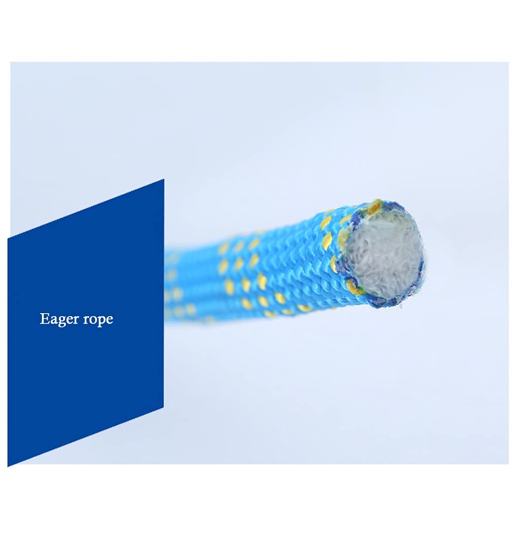 Corde de gréement Premium en Nylon/Polyester - matériel de pêche et de gréement Robuste, Convient également au Camping, au Jardinage et à la Voile - Corde d'ancre Jaune et Corde de balançoir
