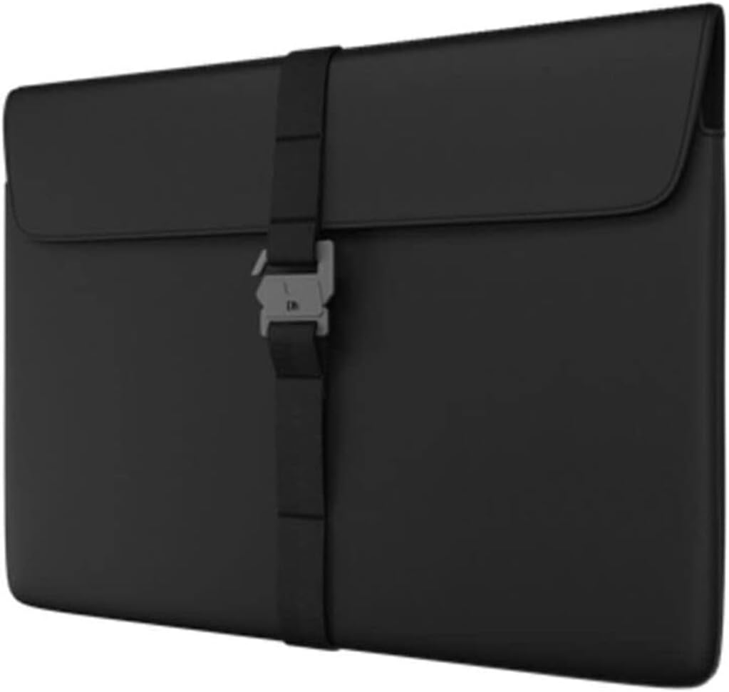 Db Journey The Essential Laptop Sleeve - 16" Protective Nylon Laptop Case for Travel, Lightweight & Durable, Computer Carrying Bag, Compatible with MacBook Pro - Black Out