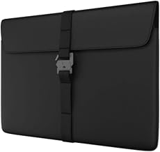 Db Journey The Essential Laptop Sleeve - 16" Protective Nylon Laptop Case for Travel, Lightweight & Durable, Computer Carrying Bag, Compatible with MacBook Pro - Black Out