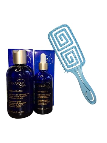 Terramar Anti-Hair Loss Shampoo & Treatment Set with Brush