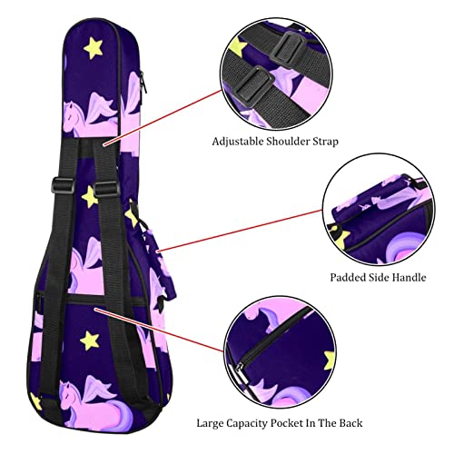 Housse de ukulélé licorne avec étoiles pour concert soprano ténor de 58,9 cm d’épaisseur 10 mm d’épaisseur avec sangles… - Les Beatles, Paul McCartney, John Lennon, RIngo Starr, George Harrison Housse de ukulélé licorne avec étoiles pour concert soprano ténor de 58,9 cm d'épaisseur 10 mm d'épaisseur avec sangles… – Image 4