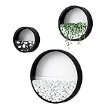 ZEETOON Modern Wall Planters Wall Vase Succulent Planter Circle Round Flower Pot Metal Iron Indoor V