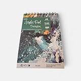 Caderno A5 Sketchbook Desenho 15 Folhas Grossas Profissional Artístico 300 Gramatura Esboço Desenhar Sem Pauta