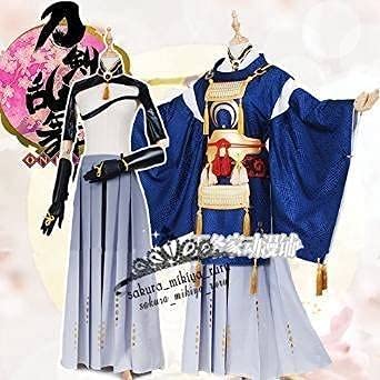 刀剣乱舞 三日月宗近 コスプレ衣装セット　ハロウィン Amazon.co.jp: [YBB-悦] 刀剣乱舞 三日月宗近 コスプレ衣装+鎧+髪飾り