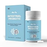 MISS PEP Probiotics 50 Billion CFU - 8 Unique Strains + 3 Prebiotics - Immune, Digestive & Gut Health - Supports Occasional Constipation, Diarrhea, Gas & Bloating - Probiotics for Women & Men - 30ct