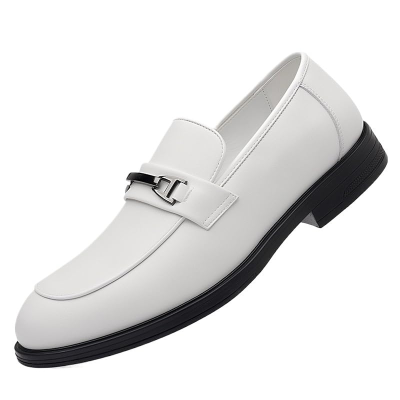 Men's Modern Oxford Shoes Classic Slip-On Patent Leather Wingtip Brogue Dress Formal Comfortable Business