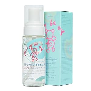 elleybear DPG Daily Foaming Wash | Kids Body Wash and Shampoo w/Plant Oils | Hypoallergenic Baby Wash and Baby Shampoo Tear Free | Vegan Baby Bath Essentials (Pack of 1, 1.69 fl oz)