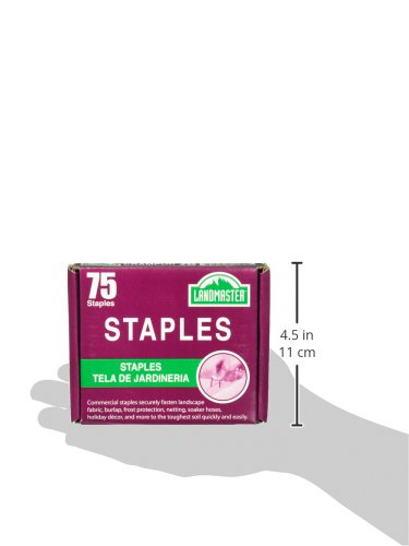 Fabric & Garden Staples Attaches Landscape Fabric and Turf to Soil (4 inches x 1 inch) 75 Staples