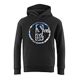 Schwarzer Kapuzen-Sweater für Kinder