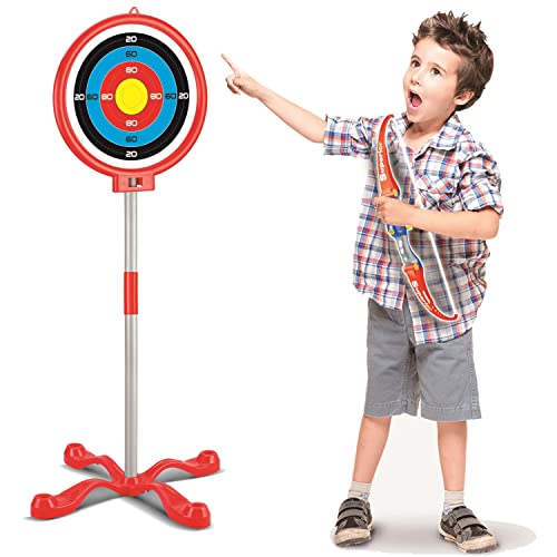 Kingsport Kids Archery Set with Adjustable Height Stand Targeting Board and Suction Arrows for Perfect Indoor and Outdoor Games Bow and Arrow Archery Shooting Set for Kids 3+ Years and Above - Image 10