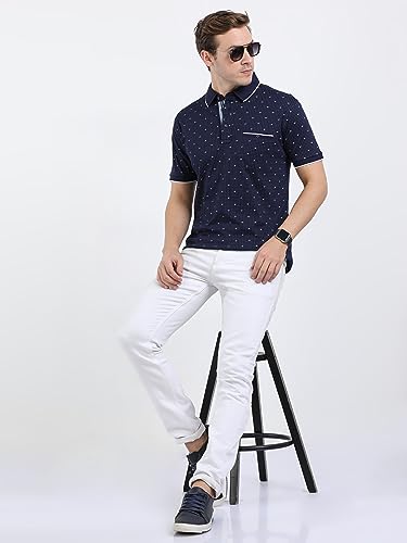 Image of Classic Polo Mens Polo Neck Slim Fit Cotton T-Shirt
