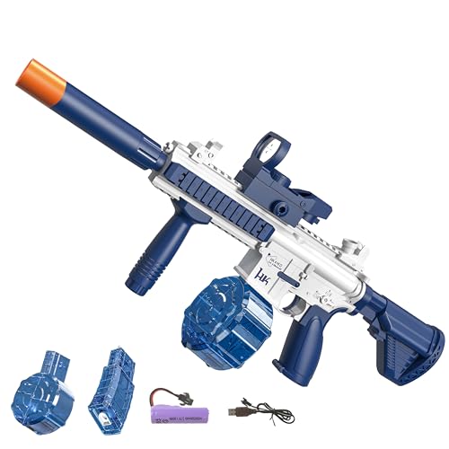 Wasserpistole Elektrisch, Erwachsene Wasserpistole, Automatische Wasserpistole mit Großer Kapazität, Reichweite Bis Zu 8 M, Geeignet FüR Pool Strand AktivitäTen Im Freien