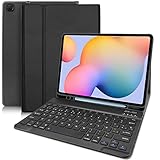 🔋 【Entrada Rápida y Silenciosa y Batería de Larga Duración】 Teclado de estilo hecho de material plástico ABS, el mecanismo de rebote debajo de cada tecla asegura una respuesta táctil silenciosa, las teclas bien espaciadas le permiten escribir más rápido con menos errores y ruido. La batería recargable incorporada del teclado 200mah, puede funcionar 70 horas y en espera 90 días.