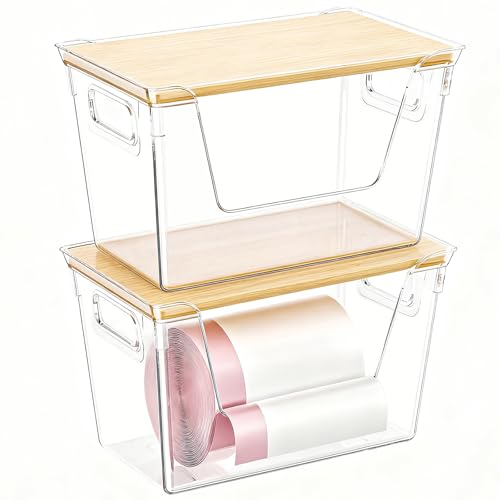 ShinyDew 2 Pack Trash Bag Dispenser with…