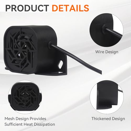 Image of GAMPRO 12V-48V Wired Backup Alarm, 110dB Reverse Warning Alarm for Truck