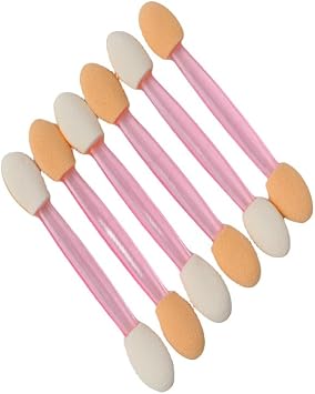 Disposable Eyeshadow Brush Sponge Head Disposable Eyeshadow Brush Makeup Tools Portable 100pcs Makeup Eye Shadow Brush Portable Eye Shadow Brush Double Eye Shadow Brush