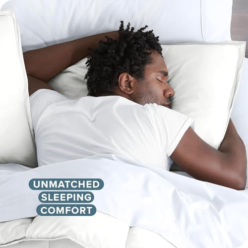 Image of Viewstar Premium Cotton Duvet Cover, King Size 91x101 Inches, 300 Thread Count, Ultra-Soft, Wrinkle-Free, Cotton-Quilt /Comforter Zipper Cover (Off White)