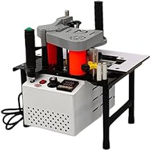 Benchtop Edge Banding Machine High Power 1200W Professional Woodworking Edge Bander, Stable Operation, Hot Melt Glue, Edge Width 5-60mm, Straight & Curved Edges