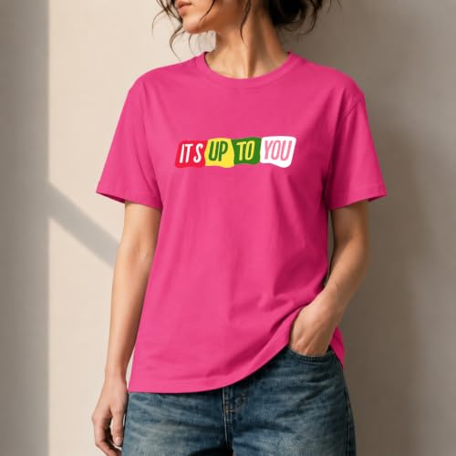 Image of Amazon Brand - INKAST Women Graphic Printed T-Shirt | Round Neck | Regular Fit | (Cotton Blend)