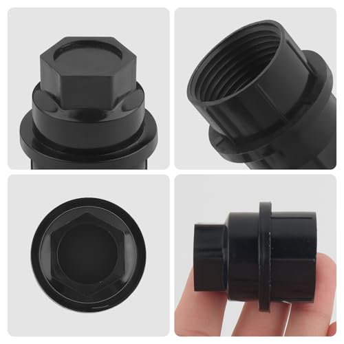 Image of Salior 6PCS Wheel Lug Nut Covers M27x2.0 OEM 15646250,Bolt Covers Caps for Wheel Lug Nuts Protection and Car Decorations,Lug Nut Caps Car Accessories Compatible with Chevrolet GMC Cadillac (6PCS)