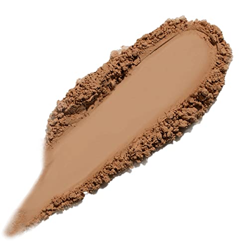 Focallure Flawless Pressed Powder, Control Shine & Smooth Complexion, Pressed Setting Powder Foundation Makeup, Portable Face Powder Compact, Long-Lasting Matte Finish, Almond #TOP1