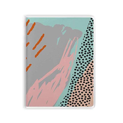 Carnet de notes au motif plantes abstraites et couverture souple pour vos moments doux