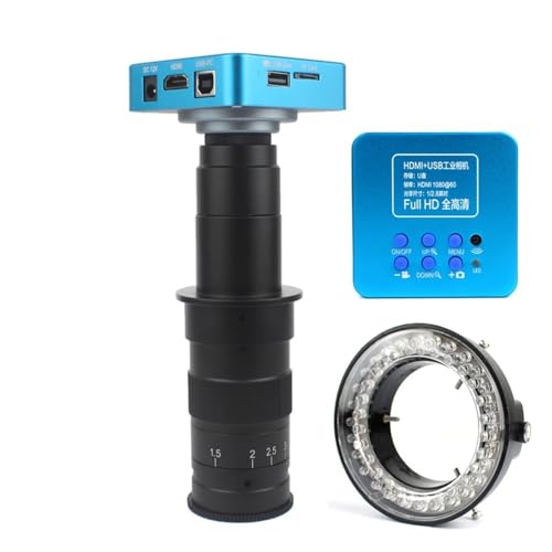 Microscopes Equipment Video Microscope Camera Industrial Digital Electronic 120X-300X Lens HDMI USB for Soldering Repair