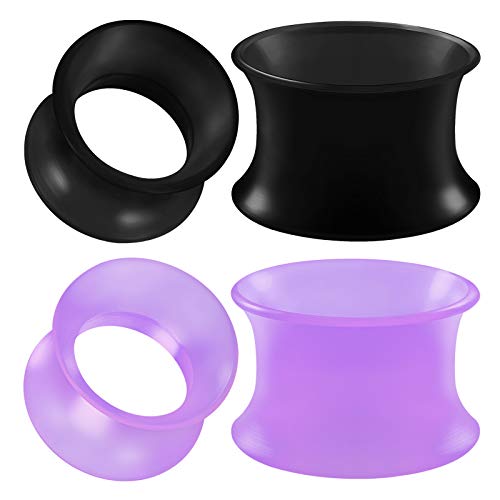 Bouchons d'oreille silicone ultra fins contre le bruit avec forme évasée