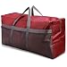REDCAMP 96L Extra Large Duffle Bag Lightweight, Water Resistant Travel Duffle Bag Foldable for Men Women, Wine Red