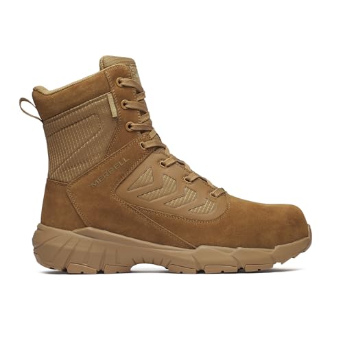 Image of Merrell Men's Fullbench 8 inch Tactical Zip Waterprooof Carbon Fiber