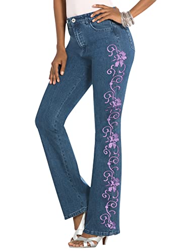 Roaman's Women's Plus Size Plus Size Whitney Jean with Invisible Stretch