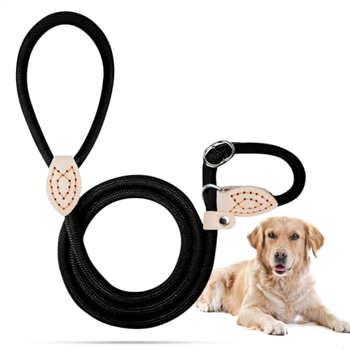 Laisse pour Chien, Laisse Anti Traction Chien Longue Laisse pour Chien, Laisse Réglable en Tissu PP Résistant, Légère et Confortable pour Extérieur 180cm...