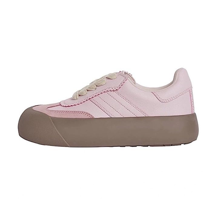 Women’s Puff Edition Pink Casual Shoes with Thick Sole and Wide Front Design-image-22
