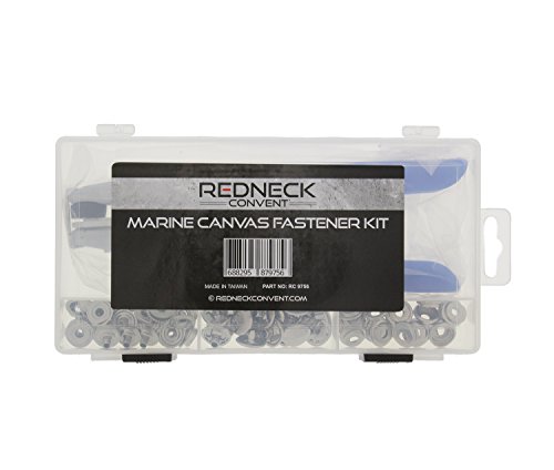 Redneck Convent Snap Pliers 73-Piece Set (Sockets, Caps, Eyelets, Studs) Button Fastener Installation Canvas, Marine, Heavy-Duty Fabric