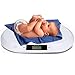 Smartweb Kinderwaage Digital, Babywaage mit LCD Display, Säuglingswaage bis 20 kg, Digitalwaage 56 x 26cm, weiß