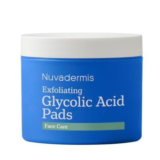 35% Glycolic Acid Pads - Exfoliating Facial Peel - Natural Resurfacing for Sensitive Skin - Green Tea & Vitamins C, E - Cleans Blackheads, Dark Spots, Acne - Radiance Face Wipes - 60 Double-Side Pads
